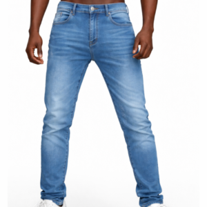 Mens Light Wash Classic Slim Jeans