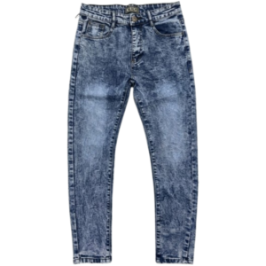 Unisex Vivid Acid Wash Slim Jeans